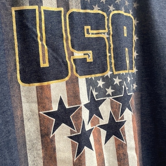 Tultex USA Oversized Crop Top | SIZE XL - Picture 3 of 4